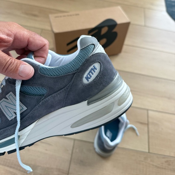 New Balance x Kith 991 v2 Osaka Pack size 9.5 color Grey / Blue - Picture 8 of 15